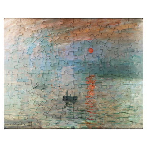 puzzleplate Claude Monets Impression Sunrise 1872 100 Jigsaw Puzzle