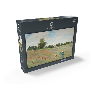 Claude Monets The Poppy Field near Argenteuil 1873 100 Jigsaw Puzzle box view1