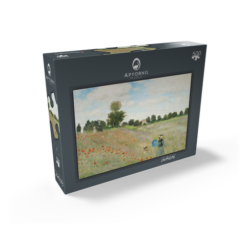 Claude Monets The Poppy Field near Argenteuil 1873 500 Jigsaw Puzzle box view1