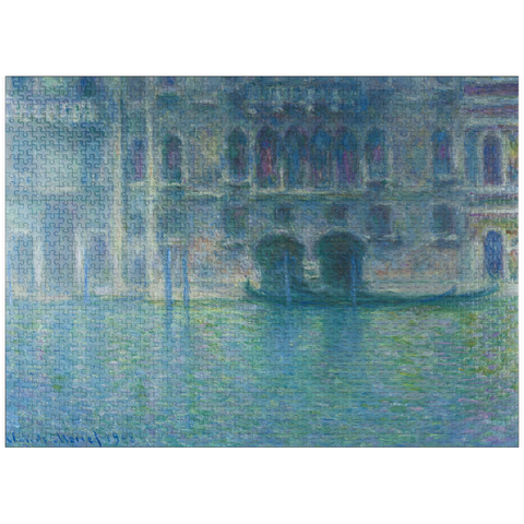 puzzleplate Palazzo da Mula, Venice (1908) by Claude Monet 1000 Jigsaw Puzzle