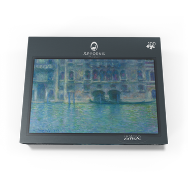 Palazzo da Mula Venice 1908 by Claude Monet 100 Jigsaw Puzzle box view1