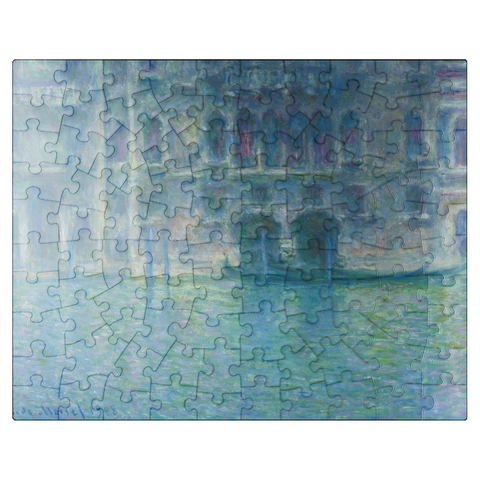 puzzleplate Palazzo da Mula Venice 1908 by Claude Monet 100 Jigsaw Puzzle