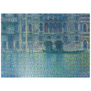 puzzleplate Palazzo da Mula Venice 1908 by Claude Monet 500 Jigsaw Puzzle