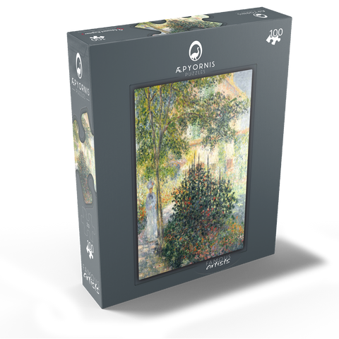 Camille Monet in the Garden at Argenteuil 1876 by Claude Monet garden painting 100 Jigsaw Puzzle box view1