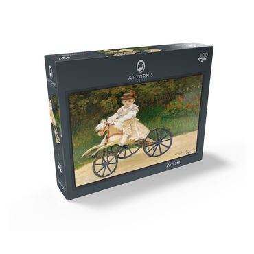 Jean Monet on His Hobby Horse 1872 by Claude Monet 100 Jigsaw Puzzle box view1