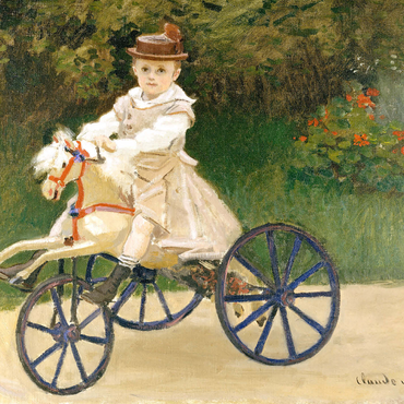 Jean Monet on His Hobby Horse 1872 by Claude Monet 500 Jigsaw Puzzle 3D Modell