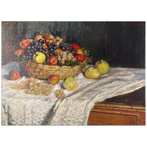 puzzleplate Apples and Grapes (1879-1880) by Claude Monet 1000 Jigsaw Puzzle