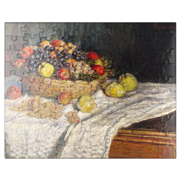 puzzleplate Apples and Grapes 1879-1880 by Claude Monet 100 Jigsaw Puzzle