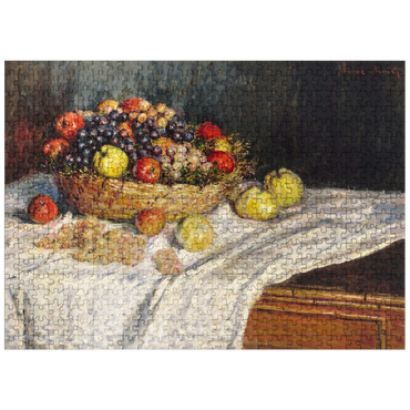 puzzleplate Apples and Grapes 1879-1880 by Claude Monet 500 Jigsaw Puzzle
