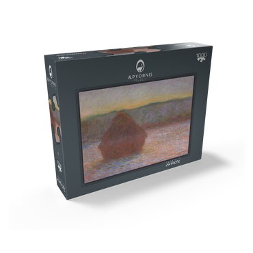 Haystacks, Thaw, Sunset (18901891) by Claude Monet 1000 Jigsaw Puzzle box view1