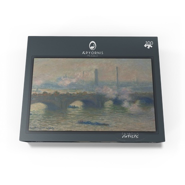 Waterloo Bridge Gray Day 1903 by Claude Monet 100 Jigsaw Puzzle box view1