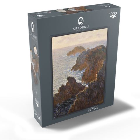 Claude Monet's Rocks at Belle-Isle, Port-Domois (1886) 1000 Jigsaw Puzzle box view1