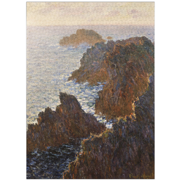 puzzleplate Claude Monet's Rocks at Belle-Isle, Port-Domois (1886) 1000 Jigsaw Puzzle