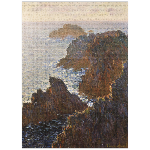 puzzleplate Claude Monet's Rocks at Belle-Isle, Port-Domois (1886) 1000 Jigsaw Puzzle