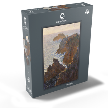 Claude Monets Rocks at Belle-Isle Port-Domois 1886 100 Jigsaw Puzzle box view1
