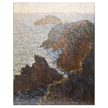 puzzleplate Claude Monets Rocks at Belle-Isle Port-Domois 1886 100 Jigsaw Puzzle