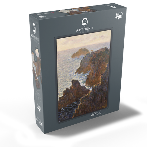 Claude Monets Rocks at Belle-Isle Port-Domois 1886 500 Jigsaw Puzzle box view1