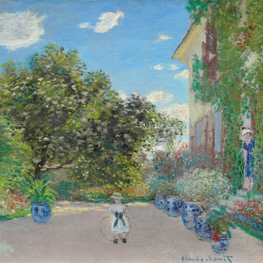 The Artist's House at Argenteuil (1873) by Claude Monet 1000 Jigsaw Puzzle 3D Modell