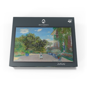 The Artists House at Argenteuil 1873 by Claude Monet 100 Jigsaw Puzzle box view1