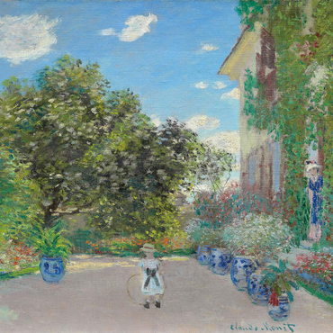 The Artists House at Argenteuil 1873 by Claude Monet 100 Jigsaw Puzzle 3D Modell