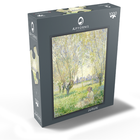 Woman Seated under the Willows (1880) by Claude Monet 1000 Jigsaw Puzzle box view1