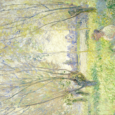 Woman Seated under the Willows (1880) by Claude Monet 1000 Jigsaw Puzzle 3D Modell