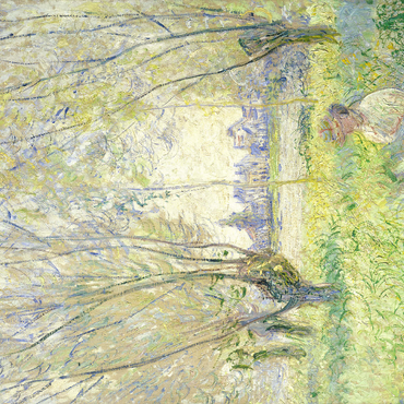 Woman Seated under the Willows 1880 by Claude Monet 500 Jigsaw Puzzle 3D Modell