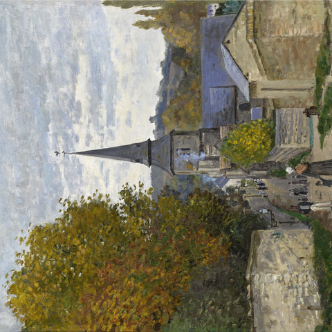 Claude Monet's Street in Sainte-Adresse (1867) 1000 Jigsaw Puzzle 3D Modell