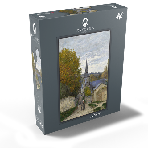 Claude Monets Street in Sainte-Adresse 1867 100 Jigsaw Puzzle box view1
