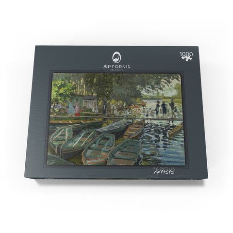 Claude Monet's Bathers at La Grenouillère (1896) 1000 Jigsaw Puzzle box view1