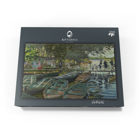 Claude Monets Bathers at La Grenouillère 1896 100 Jigsaw Puzzle box view1