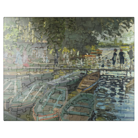 puzzleplate Claude Monets Bathers at La Grenouillère 1896 100 Jigsaw Puzzle