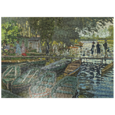 puzzleplate Claude Monets Bathers at La Grenouillère 1896 500 Jigsaw Puzzle
