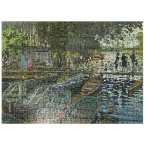 puzzleplate Claude Monets Bathers at La Grenouillère 1896 500 Jigsaw Puzzle