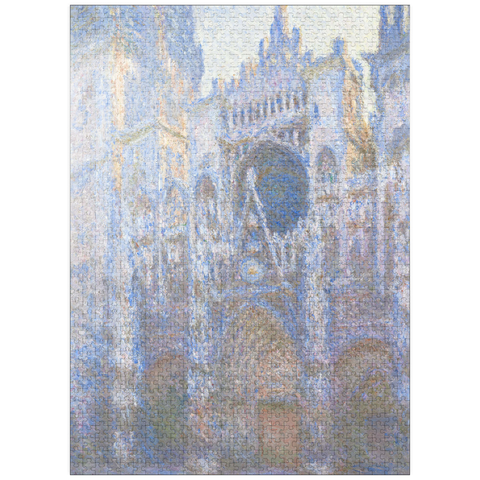 puzzleplate The Portal of Rouen Cathedral in Morning Light (1894) by Claude Monet 1000 Jigsaw Puzzle