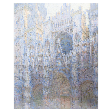 puzzleplate The Portal of Rouen Cathedral in Morning Light 1894 by Claude Monet 100 Jigsaw Puzzle
