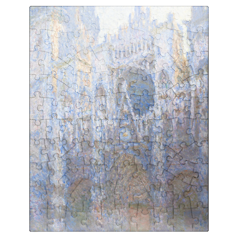 puzzleplate The Portal of Rouen Cathedral in Morning Light 1894 by Claude Monet 100 Jigsaw Puzzle