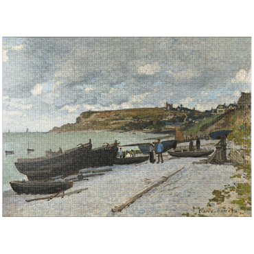 puzzleplate Sainte address (1867) by Claude Monet 1000 Jigsaw Puzzle