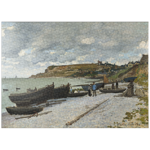 puzzleplate Sainte address (1867) by Claude Monet 1000 Jigsaw Puzzle