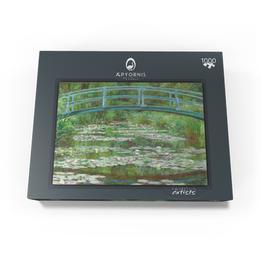 The Japanese Footbridge (1899) by Claude Monet 1000 Jigsaw Puzzle box view1