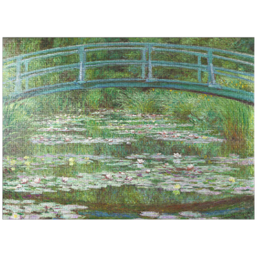 puzzleplate The Japanese Footbridge (1899) by Claude Monet 1000 Jigsaw Puzzle