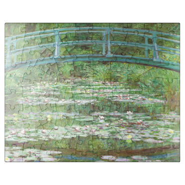 puzzleplate The Japanese Footbridge 1899 by Claude Monet 100 Jigsaw Puzzle