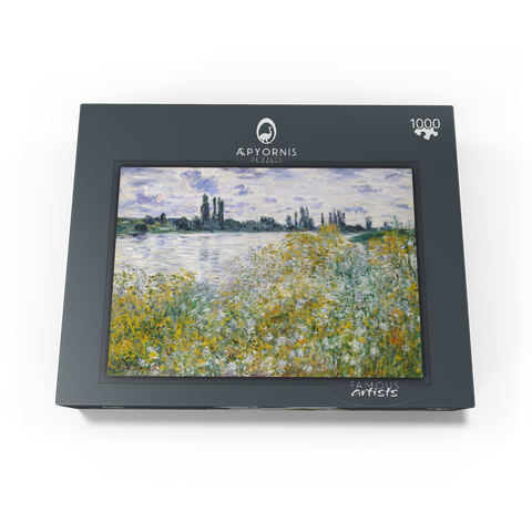 Île aux Fleurs near Vétheuil (1880) by Claude Monet 1000 Jigsaw Puzzle box view1