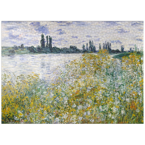 puzzleplate Île aux Fleurs near Vétheuil (1880) by Claude Monet 1000 Jigsaw Puzzle