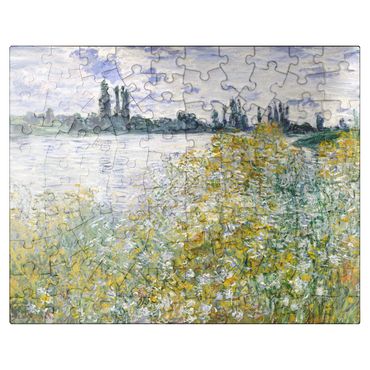 puzzleplate Île aux Fleurs near Vétheuil 1880 by Claude Monet 100 Jigsaw Puzzle
