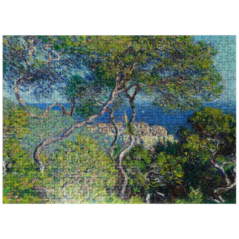 puzzleplate Bordighera 1884 by Claude Monet 500 Jigsaw Puzzle