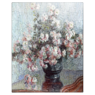 puzzleplate Chrysanthemums 1882 by Claude Monet 100 Jigsaw Puzzle
