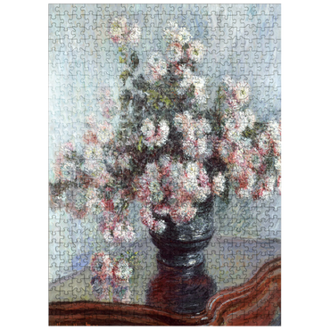 puzzleplate Chrysanthemums 1882 by Claude Monet 500 Jigsaw Puzzle