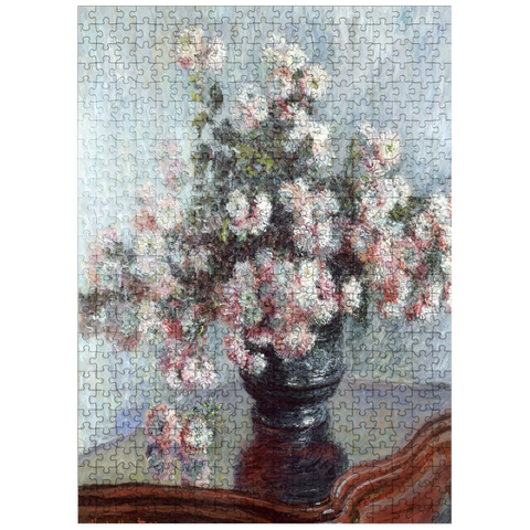 puzzleplate Chrysanthemums 1882 by Claude Monet 500 Jigsaw Puzzle
