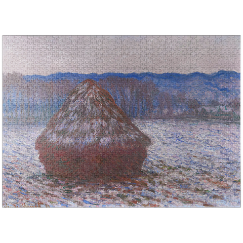 puzzleplate Haystacks (18901891) by Claude Monet 1000 Jigsaw Puzzle